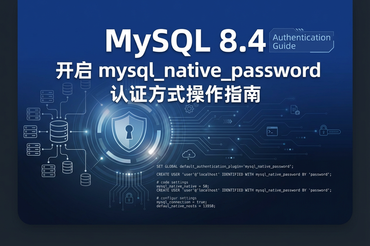 MySQL 8.4 LTS 开启 mysql_native_password 认证方式操作指南